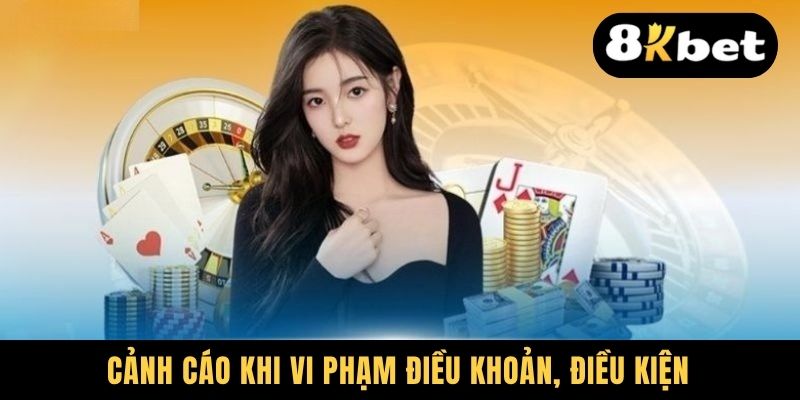 Cảnh cáo khi vi phạm điều khoản, điều kiện
