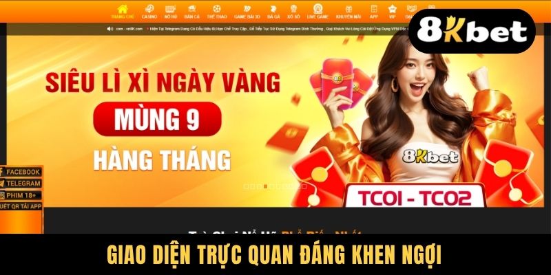 Giao diện trực quan đáng khen ngợi