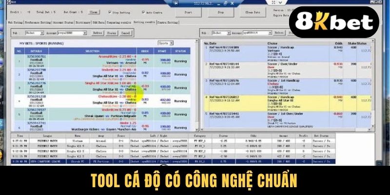 Tool cá độ có công nghệ chuẩn Crosswin